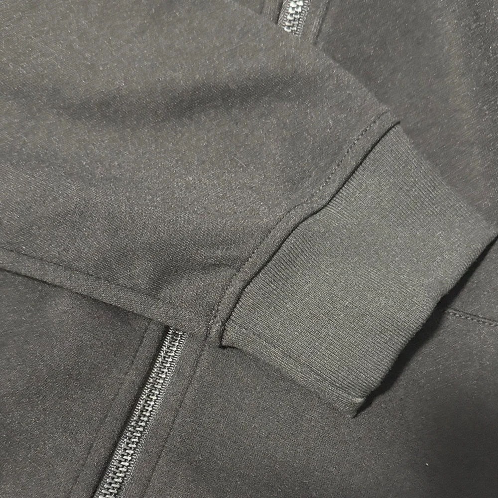 Maison Article Black Tech Zip-Up Hoodie Size Large NWT
